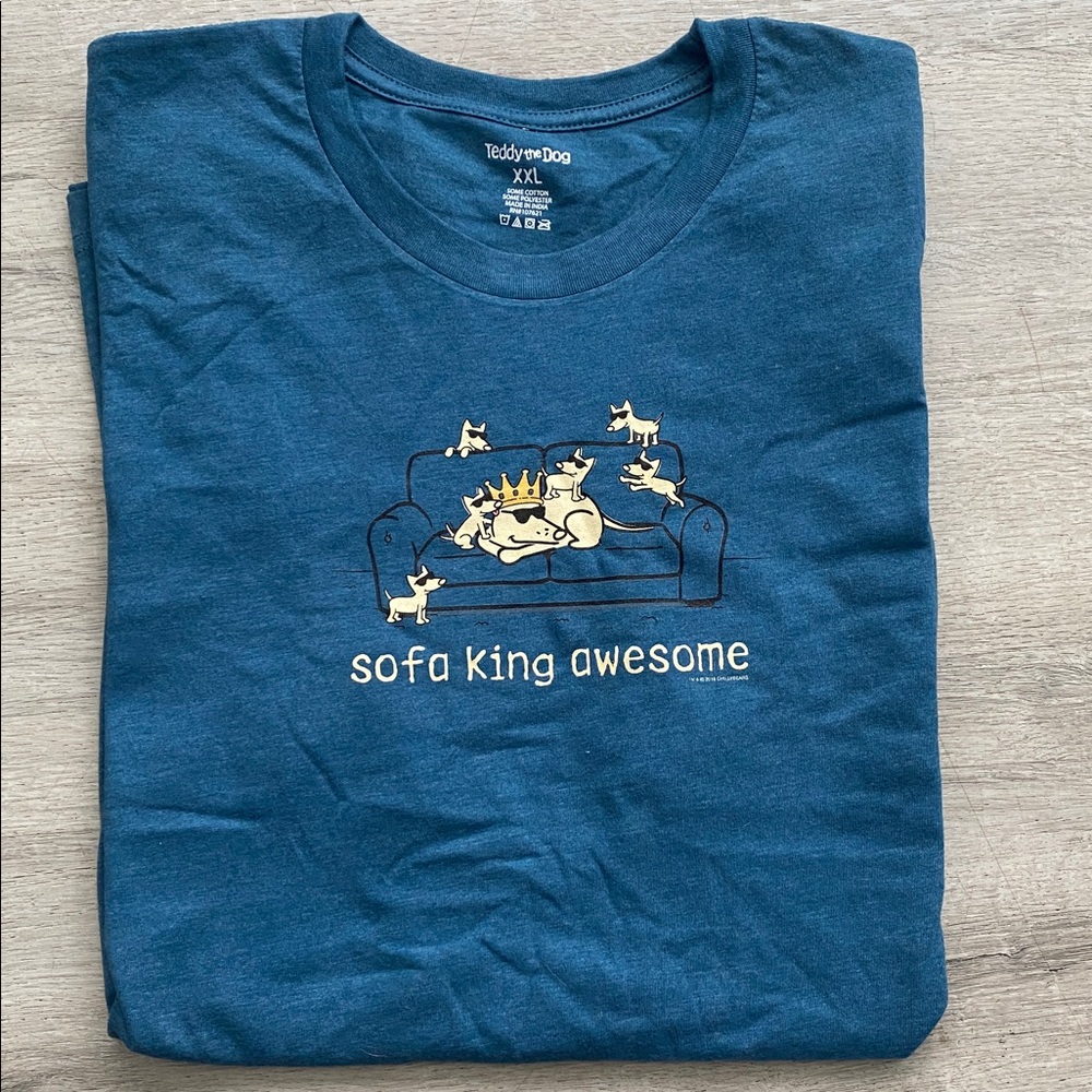 Teddy The Dog Sofa King Awesome Tee